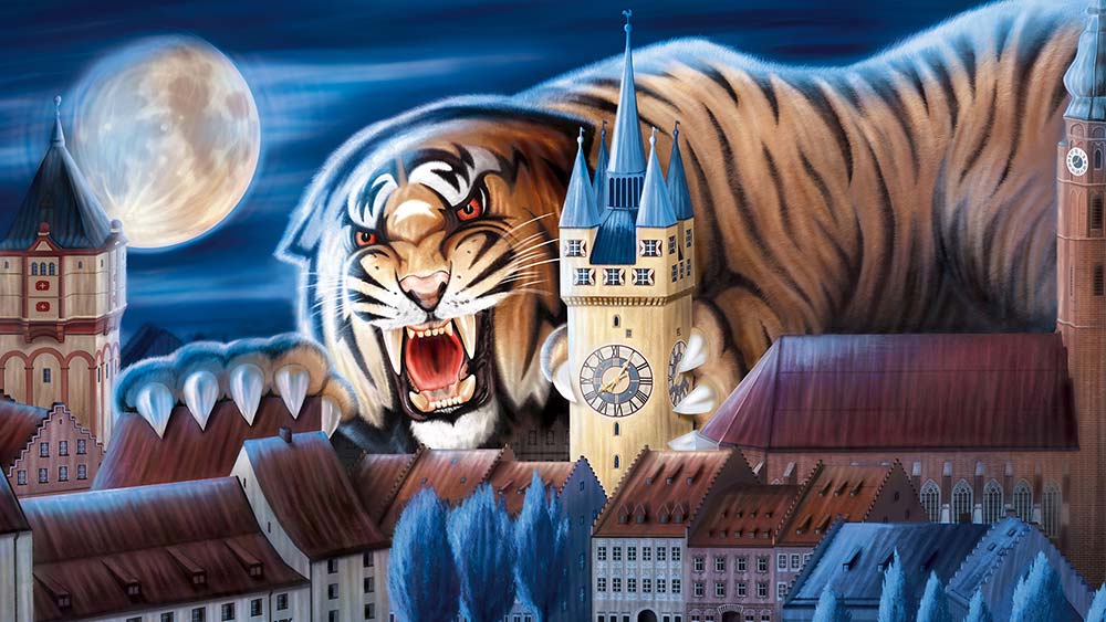 Straubing Tigers Illustration: Tigerstown